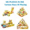 Jigsaw Puzzles for Kids Ages 8-10 9 Pieces Early Educational Learn Puzzle Game Toys - Image 3