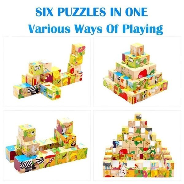 Jigsaw Puzzles for Kids Ages 8-10 9 Pieces Early Educational Learn Puzzle Game Toys - Image 3